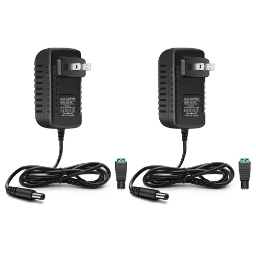 Fuente de alimentación LED de 12 V 1 A, fuente de alimentación de adaptador de CA de 12 W, transformador de 100-240 V CA a 12 V CC, fuente de