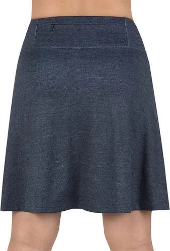 Miniatura 2 de beroy Faldas cortas para mujer, falda de 20 pulgadas hasta la rodilla para mujer, falda deportiva con pantalones cortos
