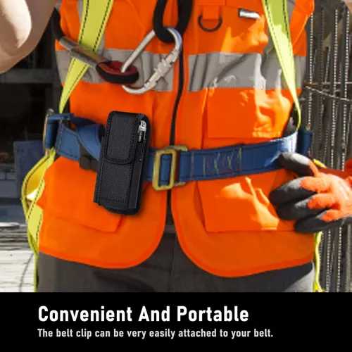 Miniatura 7 de Funda compatible con Leatherman Wave Plus Wingman Surge Rebar Multiherramienta Funda de cinturón de nylon con clip de cinturón