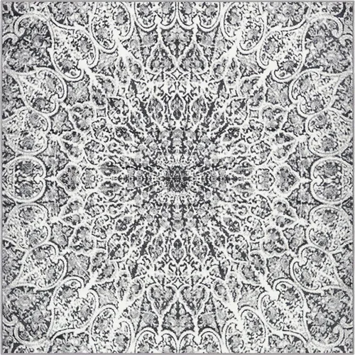Miniatura 25 de Sofia, alfombra clásica de diseño abstracto, Polipropileno, Gris oscuro Gris/gris (Dark Gray/Gray)