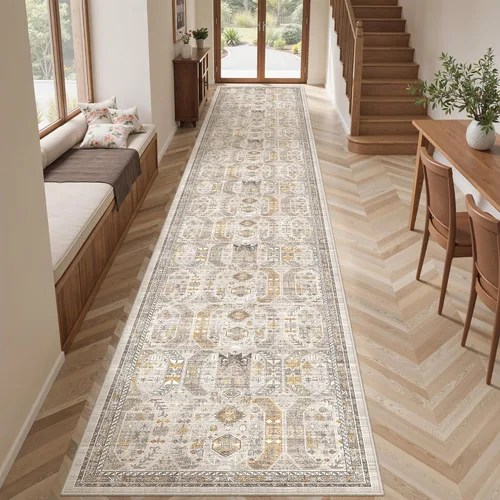 Miniatura 61 de befbee Alfombras de 6x9 pulgadas para sala de estar - Alfombras lavables a máquina resistentes a las manchas para dormitorio, alfombra de área
