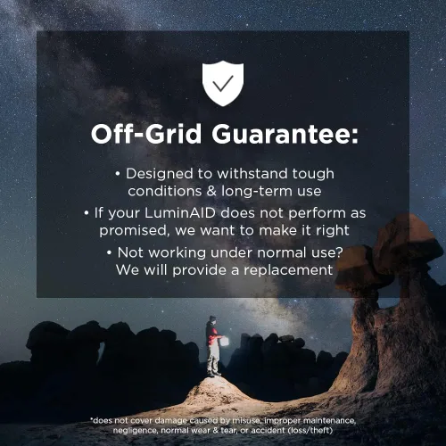 Miniatura 5 de LuminAID Trio Linternas Solares Cubo con Cargador de Teléfono - Lámpara LED para Camping, Senderismo y Viajes - Luz de Emergencia para Cortes