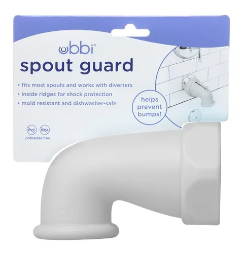 Miniatura 6 de Ubbi Cubierta de seguridad para grifo de bañera para bebé o niño pequeño, color gris