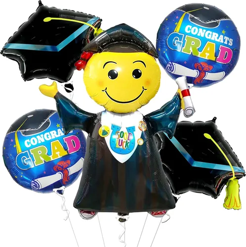 KatchOn, Globos de graduación de salto 2026 – Grandes, 40 pulgadas | Globo de graduación de felicitaciones | Decoraciones de graduación de jardín de
