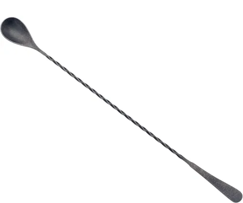 Barfly Cuchara de bar estilo japonés, 13 3/16" (33,5 cm), color negro vintage