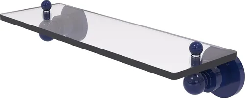 Miniatura 38 de Allied Brass AP-1/16 Astor Place - Estante de cristal con bordes biselados, color negro mate Mate negro