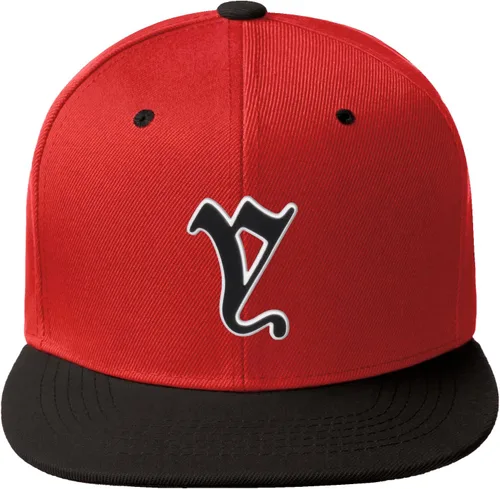 Miniatura 947 de Daxton Gorra clásica con visera de billete plano con letras del alfabeto inglés antiguo de la A a la Z