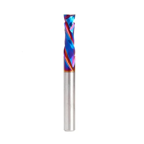 Miniatura 11 de Amana Tool Spektra Extreme Tool Life - Broca de router espiral de compresión CNC de carburo sólido, 46010-K, 3/8 D x 1-1/8 CH x 3/8 vástago x 3