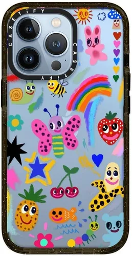 Miniatura 248 de Funda Impact de CASETiFY para iPhone 13 Pro Max con Magsafe - Estuche Claro Cuento de Invierno - Claro Negro Estuche transparente Winter Tale