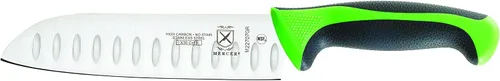 Miniatura 3 de Mercer Culinary Millennia Colors - Juego de 5 tableros magnéticos con asas verdes, bambú