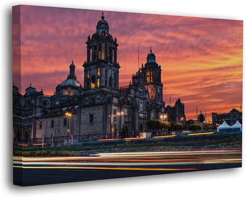 Miniatura 9 de SpiritualHands Lienzo decorativo para pared, diseño de lugares famosos del patrimonio mundial, carteles enmarcados escénicos, paisajes modernos, 03