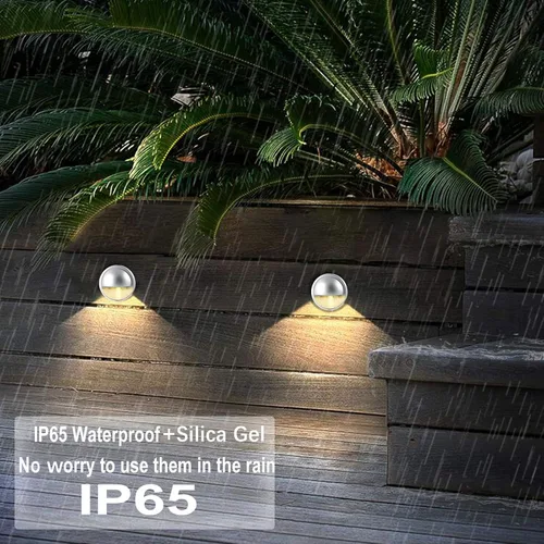 Miniatura 4 de Kit de luces LED para exteriores, Φ1.38 pulgadas, blanco cálido, paquete de 10 unidades, bronce, bajo voltaje, 12 V CC, IP65, impermeable