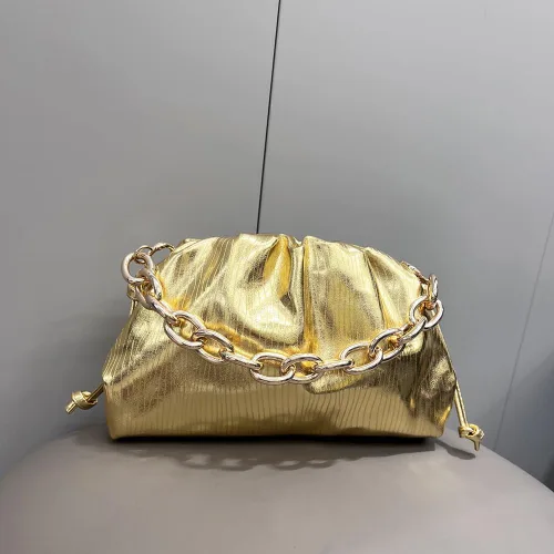 Miniatura 3 de Dumpling Crossbody Bag for Women Cloud Evening Bag Detachable Shoulder Strap Clutch Purses Chain Top-handle Shoulder Bag