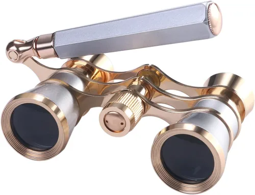 Miniatura 19 de Aroncent Anteojos de Ópera Prismáticos 3X25 Compactos con Asa Ajustable para Teatro, Prismáticos Mini para Adultos Hombres Mujeres en Ópera Negro