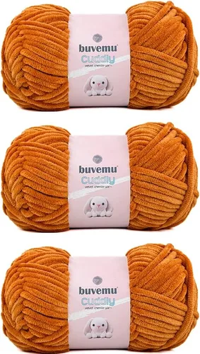 Miniatura 70 de Hilo de felpilla de terciopelo, súper suave y esponjoso, para tejer, hacer manualidades, color amigurumi, duradero para el desprendimiento, 3.53