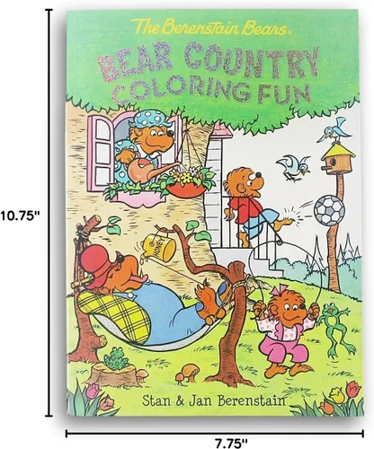 Miniatura 5 de The Berenstain Bears "Bear Country" Libro para colorear - 80 páginas