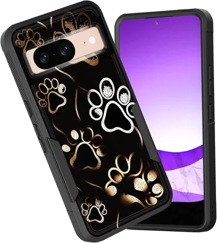 Miniatura 43 de Funda para Pixel 6A, funda híbrida de doble capa resistente a prueba de golpes de policarbonato duro de silicona suave TPU para Google Pixel 6A