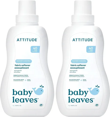Miniatura 13 de ATTITUDE Suavizante para telas de bebé, ingredientes a base de plantas y minerales, compatible con lavadoras de alta eficiencia (HE), productos