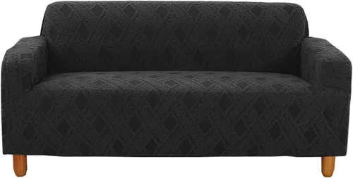 Miniatura 34 de Fundas elásticas para sofá de 1/2/3/4 plazas, funda para sofá biplaza/sillón, funda de sofá modular en forma de L, protector universal de muebles