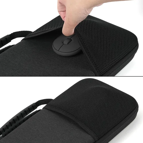 Miniatura 5 de GEEKRIA Logitech MK470 - Funda protectora de viaje para teclado y mouse Logitech MK470, compatible con Logitech MK470 / K585 / K580 (gris oscuro)