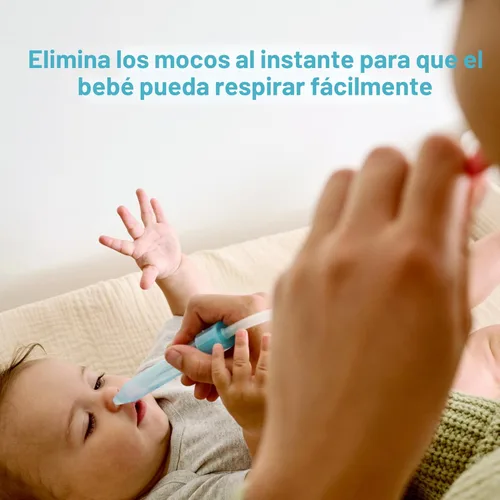 Miniatura 2 de Frida Baby NoseFrida SnotSucker para bebé, aspirador nasal para bebé, succionador de nariz aspirador nasal para bebé y 4 filtros de higiene
