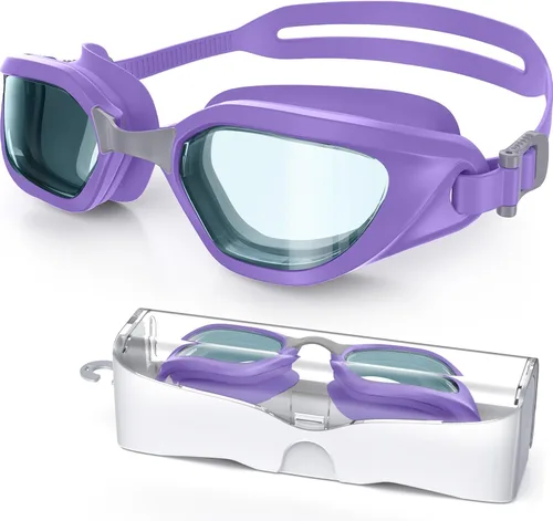 Miniatura 28 de Gafas de Natación, Gafas de Natación Unisex para Adultos Anti Niebla Anti UV Sin Fugas Visión Amplia para Hombres Mujeres Jóvenes
