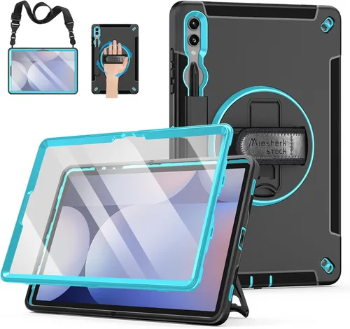 Miniatura 24 de Funda para Galaxy Tab S6 Lite de 10.4 pulgadas 2024/2022/2020: funda de TPU de grado militar a prueba de golpes con protector de pantalla - soporte
