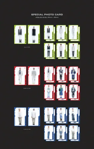 Miniatura 6 de P1HARMONY HARMONY ALL IN 6th Mini álbum ALL IN + BUMP IN + FLOW IN - 3 Ver Set. K-POP SELLADO