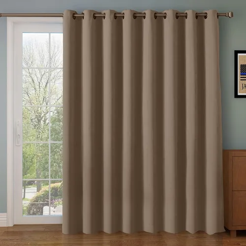 Miniatura 25 de Rose Home Fashion Cortinas opacas para puerta corrediza, oscurecimiento de la habitación, cortinas con aislamiento térmico para sala de estar