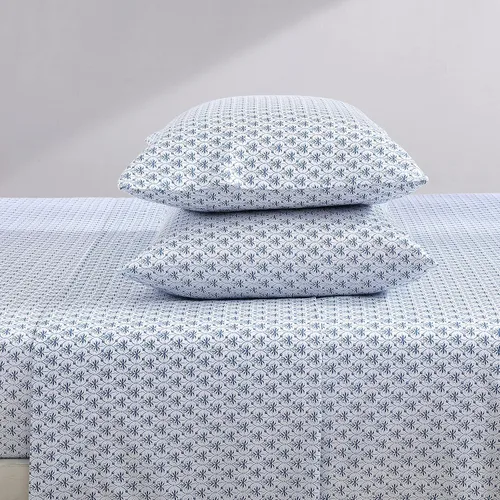 Miniatura 3 de Laura Ashley - Juego de sábanas King, Sábanas de cama extremadamente suaves con una sensación ligera y naturalmente sedosa de algodón satinado