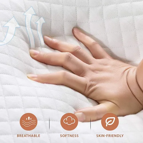 Miniatura 6 de PayLessHere Colchón de espuma viscoelástica con gel Twin de 5 pulgadas sin fibra de vidrio/Certificado CertiPUR-US/Cama en una caja/Sueño fresco