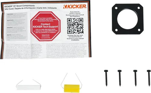 Miniatura 8 de KICKER (2) Tweeters de bala de montaje dual ST4TW de 1.5 pulgadas Pro Audio de 4 ohmios 49ST4TW
