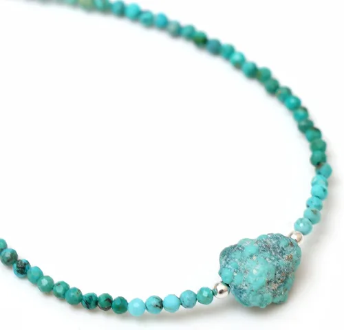 Miniatura 3 de Pulsera de plata de ley 925 con cuentas completas y ajustables para mujer, pulsera delicada de cuentas de piedras preciosas naturales, regalo