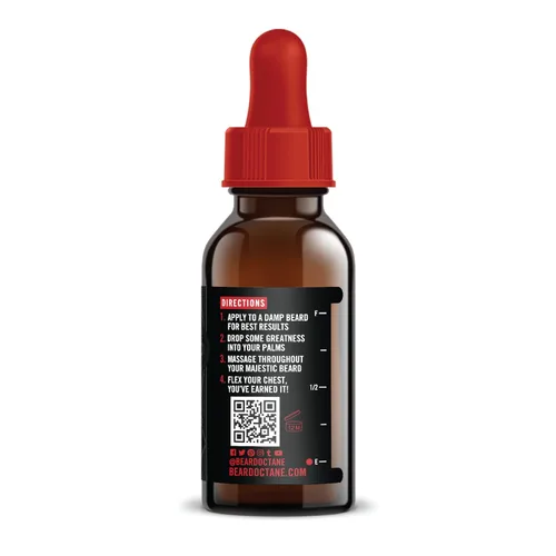 Miniatura 4 de Beard Octane Aceite para barba para hombres – Barbería (Barbershop Colonia) – Suaviza y acondiciona las barbas secas con argán y jojoba – 1 oz