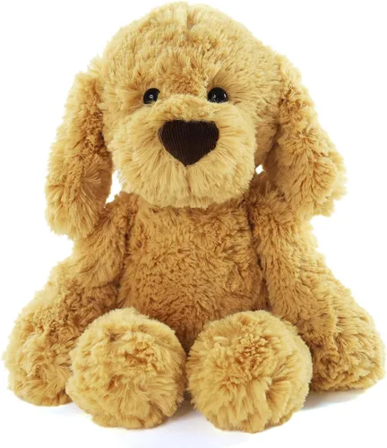 Furvana The Golden Retriever - Animales de peluche de perros, 10 pulgadas Golden Retriever, regalo ideal de Navidad para niños pequeños, niños y