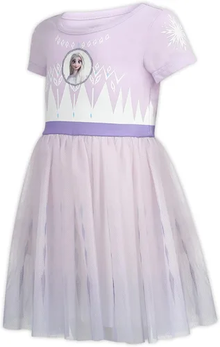 Miniatura 7 de Disney Frozen Elsa and Anna - Vestido tutú para niñas pequeñas y pequeñas, color azul marino