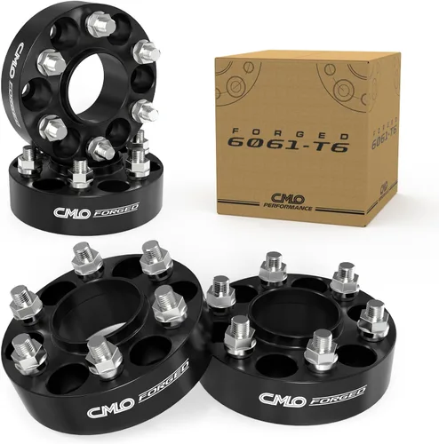 Miniatura 11 de 2 espaciadores de rueda centrados de 1.969 in (2 pulgadas) forjados 6x139.7 (6x5.5) – Compatible con Tacoma 1995–2023, 4Runner 1984–2023, Tundra