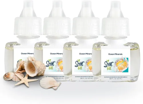 Miniatura 8 de Scent Fill Ambientador enchufable de sidra de manzana, 4 recambios de aceite perfumado