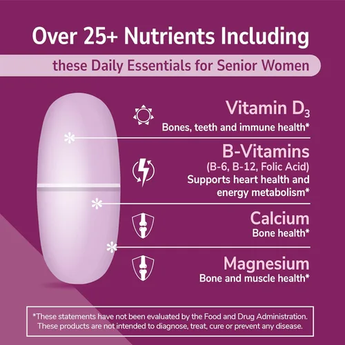 Miniatura 3 de 21st Century Sentry Senior Women 50 Plus Tablets, 100 unidades (27542)