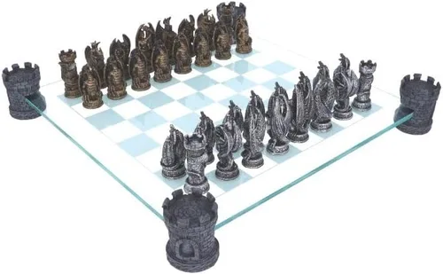 Miniatura 4 de Nemesis Now Juego de Ajedrez Kingdom of The Dragon 16.9 in Bronce
