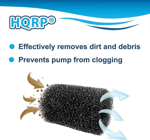 Miniatura 5 de HQRP Paquete de 4 prefiltros de espuma compatibles con Tetra 19016 FK3 Bomba de jardín de agua Kit de fuente de filtración 26594 FK-3 Tetra-Pond