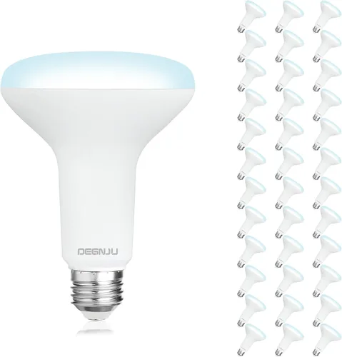 Miniatura 11 de DEGNJU Bombilla LED BR30, Luces de Inundación Regulables para Interiores CRI80 7W Equivalente a 65W 2700K Blanco Suave 650 Lúmenes, 15000 Horas