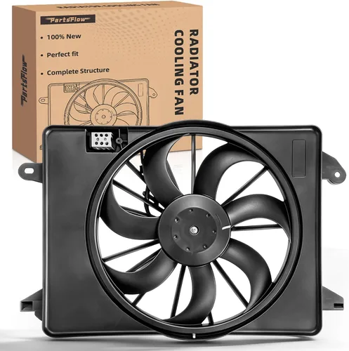 Miniatura 5 de PartsFlow Ventilador de enfriamiento del condensador del A/C para Chevrolet Tracker 620-649 2002 2003 2004