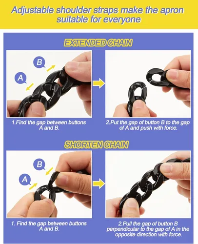 Miniatura 4 de Xtinmee Delantal transparente transparente para estilista, impermeable, para peluquería, trabajo, con bolsillo para peluquería y uñas, 2
