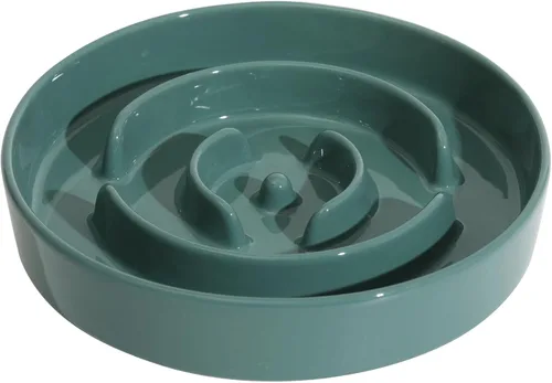 Miniatura 34 de Havniva Tazón de cerámica de 0.9 tazas para perros de alimentación lenta para perros pequeños, alimentador lento para mascotas de 6.1 pulgadas, 1 x
