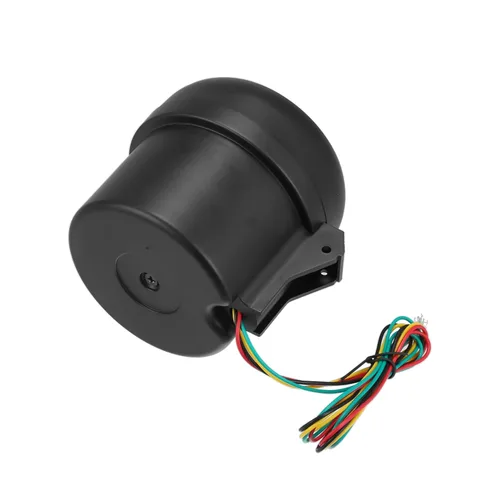 Miniatura 3 de X AUTOHAUX Kit de medidor de tacómetro retroiluminado LED blanco de 0-8000 RPM para coche, color negro mate, universal con luz de cambio roja