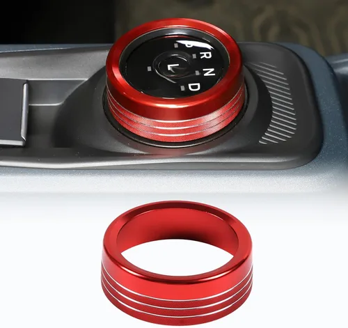 Miniatura 11 de CHEAYAR Botón de interruptor de cambio de marchas Anillo de tapa de guarnición Compatible con Ford Maverick 2022, Cubierta de pomo de cambio
