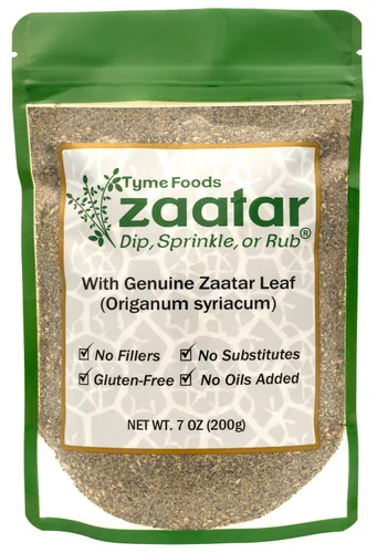 Mezcla de especias Zaatar con hierba auténtica Zatar (Hyssop - Origanum syriacum) – Condimento Zaatar sin gluten