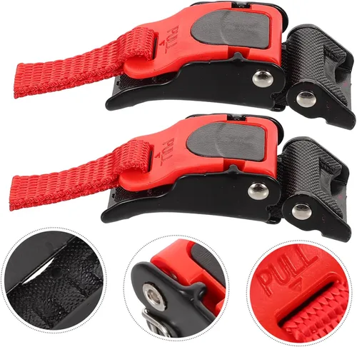 Miniatura 6 de STOBAZA Accessories 2pcs Motorcycle Quick Release Buckle Chin Strap Clip Easy to Install Stainless Steel