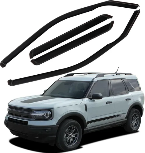 Miniatura 43 de Protectores de lluvia in Channel para Jeep Grand Cherokee L 2021, 2022, 2023, 2024, 2025 2026, deflectores de viento laterales duraderos, viseras